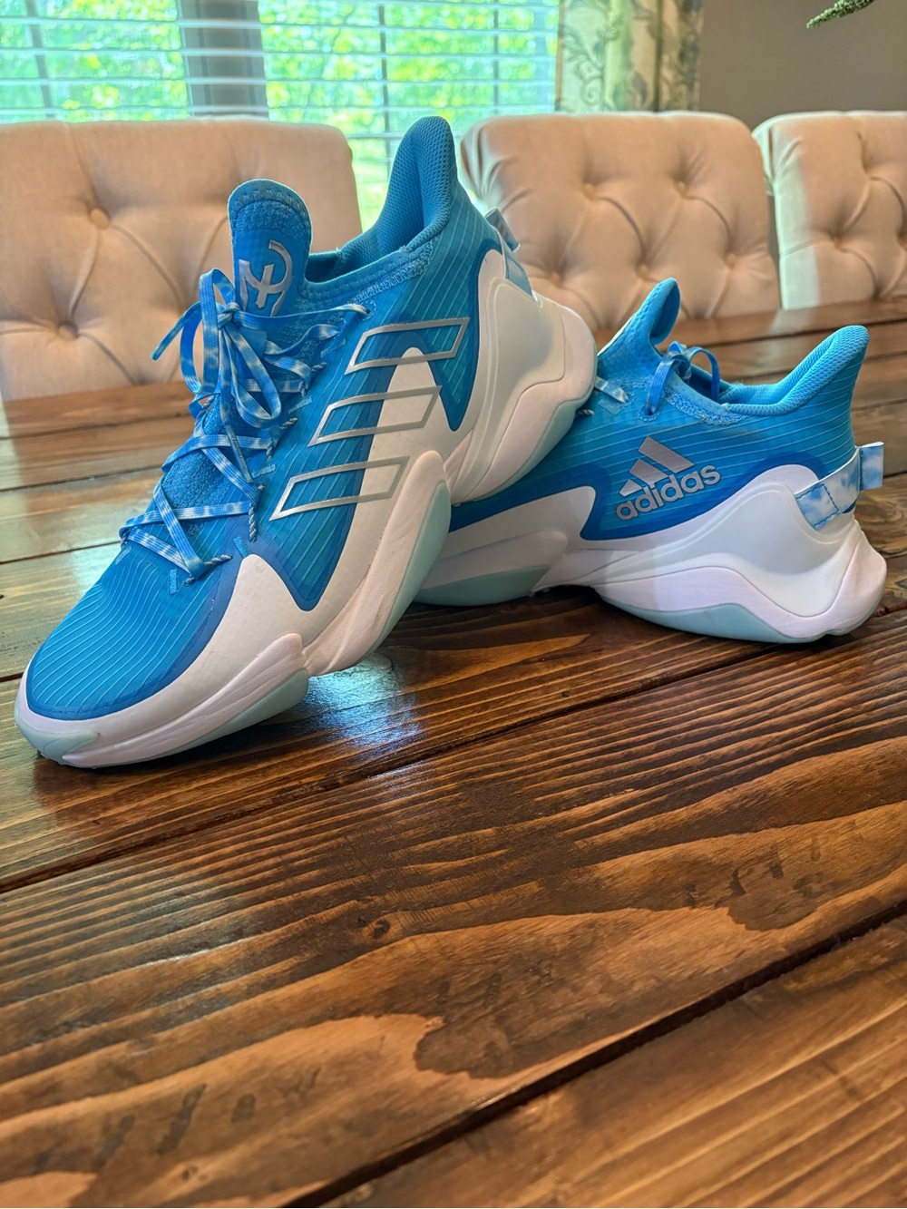 Adidas Patrick Mahomes Men’s Blue Performance Basketball Shoes